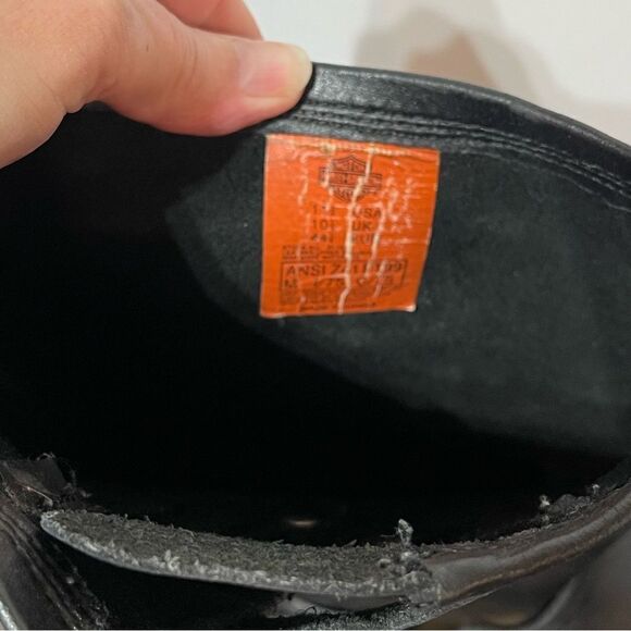 Harley Davidson Steel Toe 91137 ST Mega Conductor Boots Black Size 11.5 Men NWOT - Picture 10 of 16
